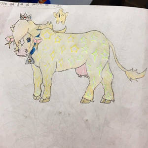 Princess Rosalina as a cow