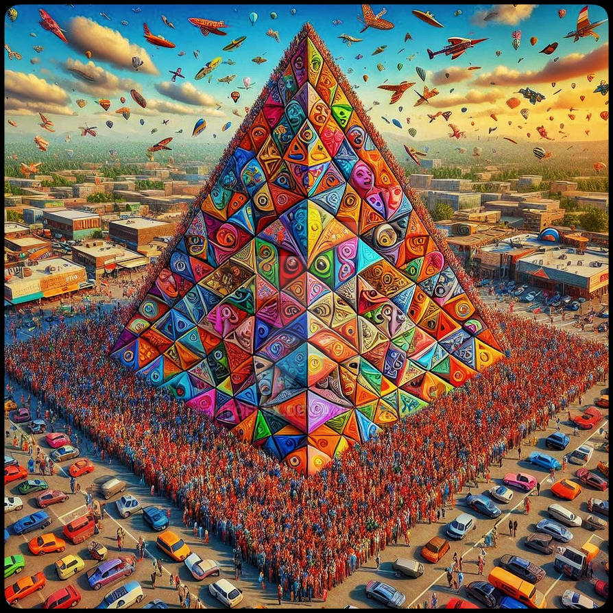 Pyramid of surreal hopes by vitoflex on DeviantArt