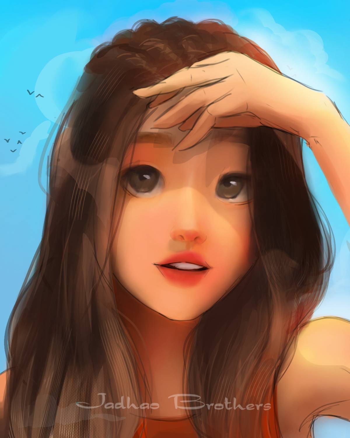 Stylized Portrait Digital Art by jadhaobrothers on DeviantArt Stylized Portrait Digital Art by jadhaobrothers on DeviantArt