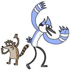 Mordecai and Rigby