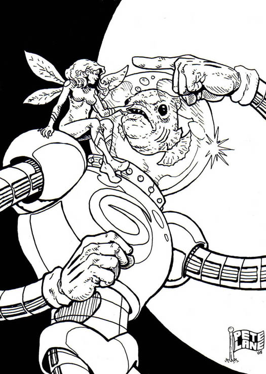 Miracle Force Pin-up by PeteBL