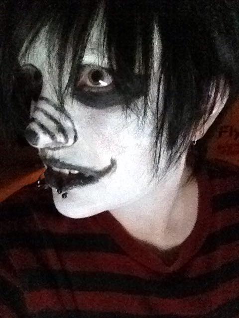 Laughing Jack make-up test