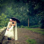 Rainy wedding