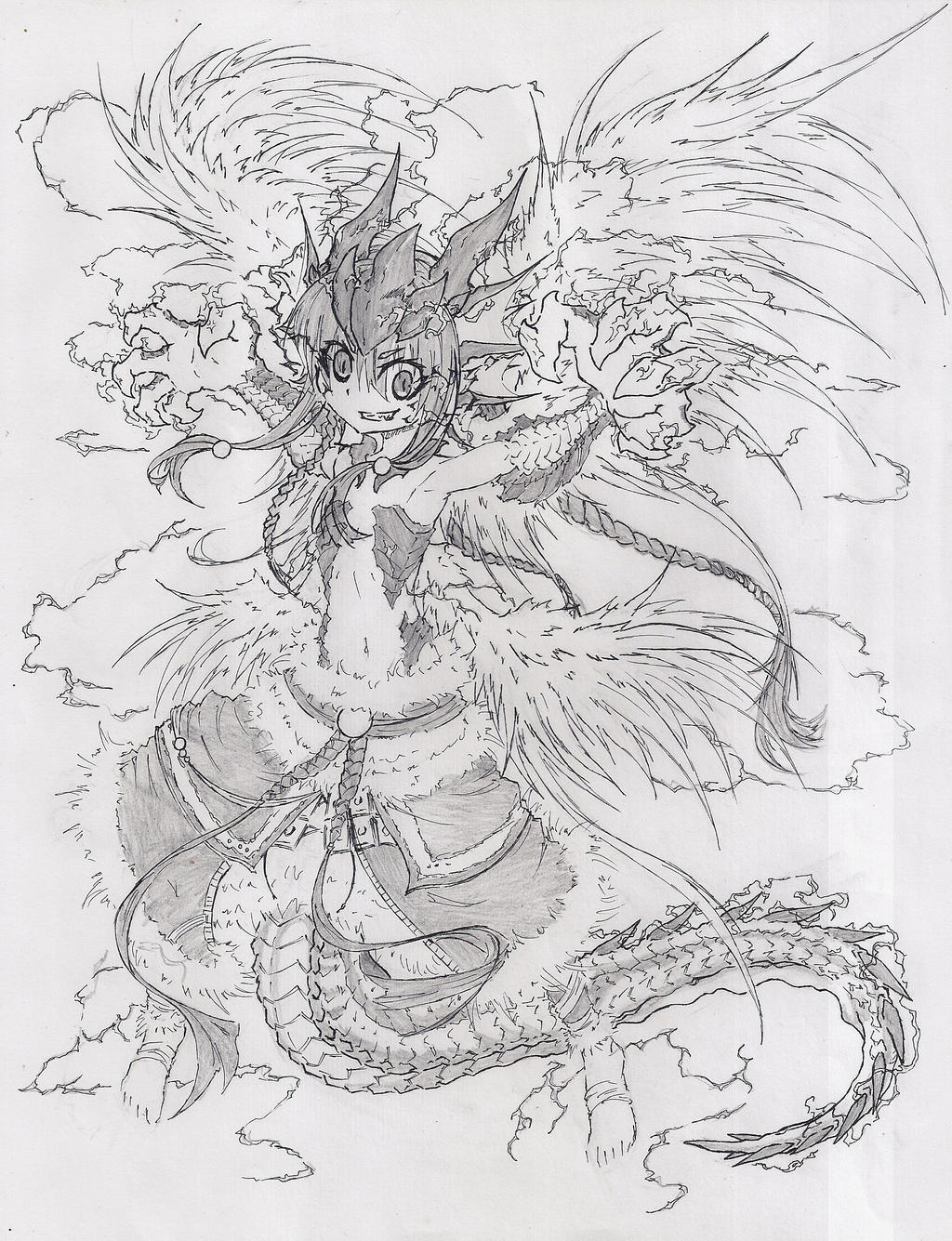 Dragonlord Kolaghan sketch
