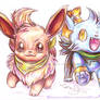 PMD - Eevee and Shinx