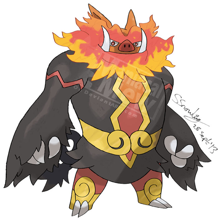 Mega Emboar by ManiacalMew on DeviantArt
