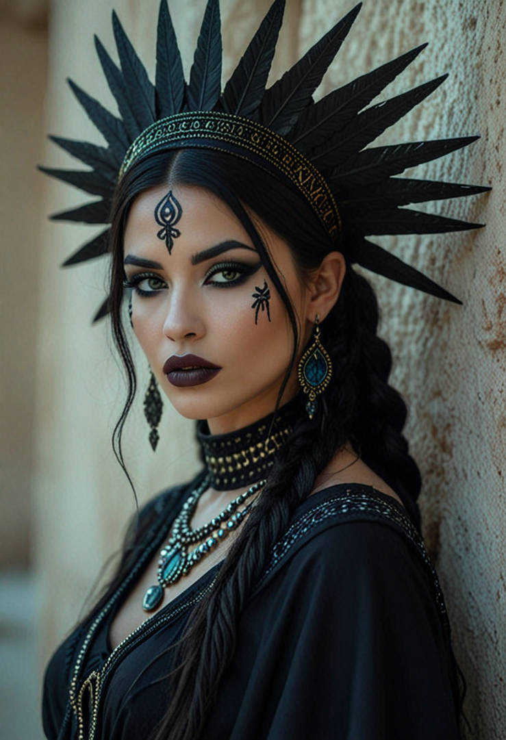 Pagan Goth Egyptian Woman by PazuzuLord on DeviantArt