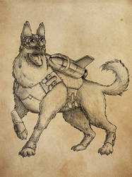 Steampunk dog