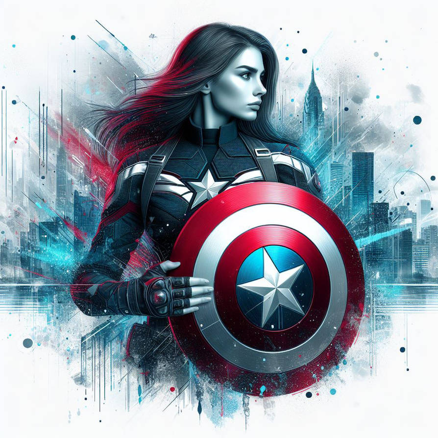 Captean Female Captain America by CreativeSingularity on DeviantArt