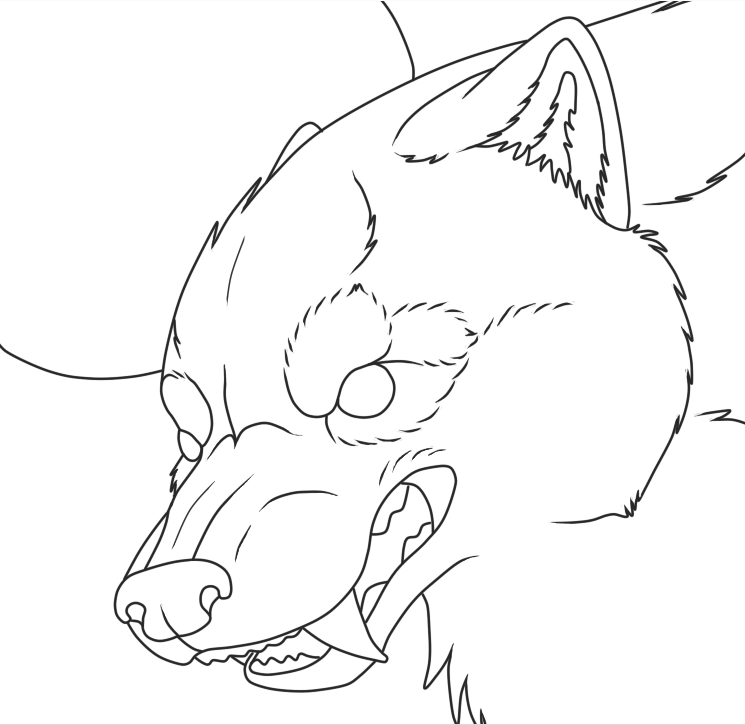 Werewolf Lineart