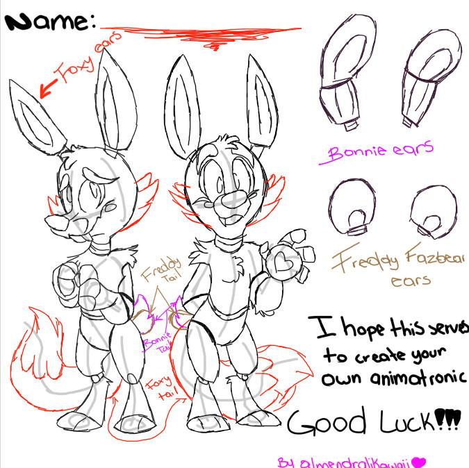 Fnaf Model Base Design FNAF Base #1 by DimensionalMindset on DeviantArt