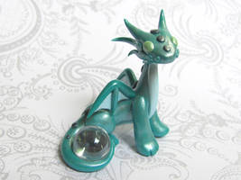 Metallic Aqua Dragon