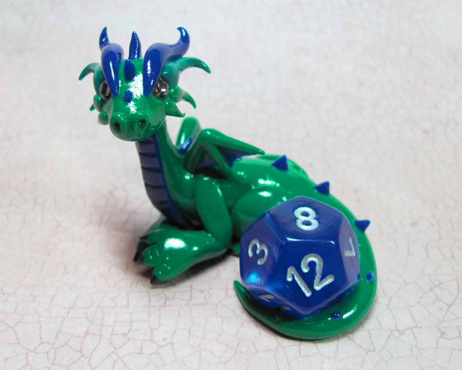 Custom Green Dice Dragon