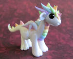 Pastel Rainbow Dragon by DragonsAndBeasties