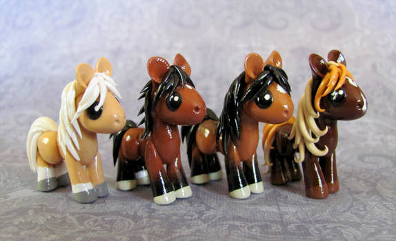 4 Lovely Little Horses