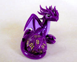 Lovely Purple Dice Dragon