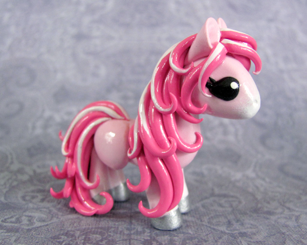 Stripey Pink Pony