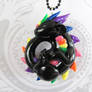 Sleeping Rainbow Dragon Pendant