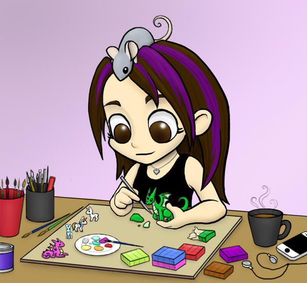 Sculpting ID by DragonsAndBeasties