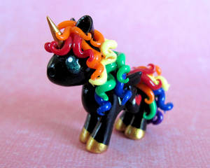 Black Rainbow Pony