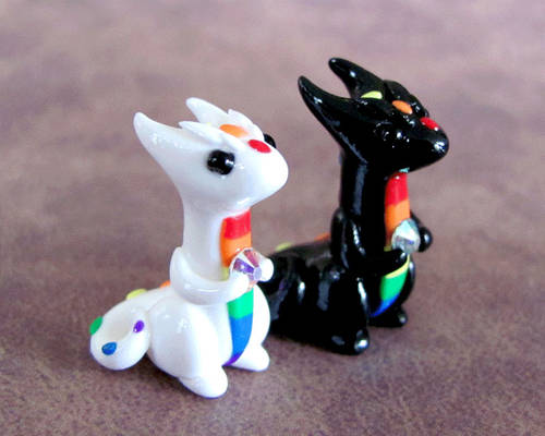 Black and White Rainbow Minis