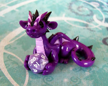 Mini Purple Dice Dragon