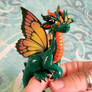 Green and Orange Butterfly Dragon