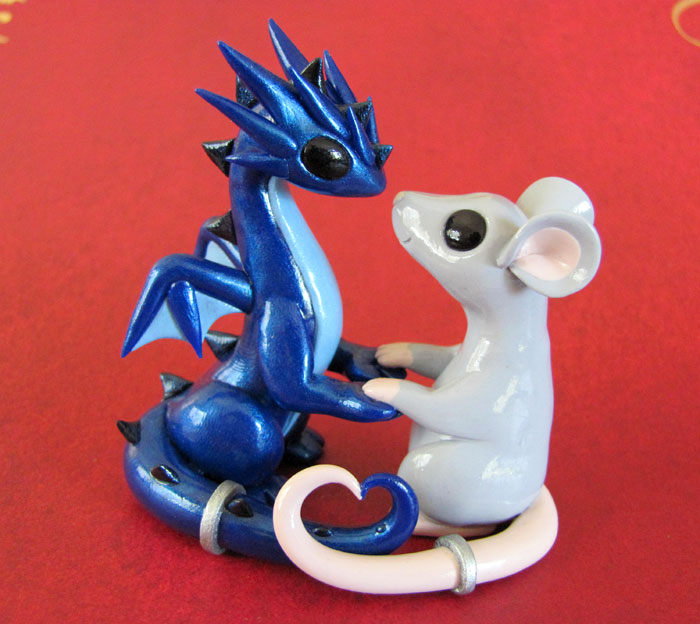 Dragon and Mouse in Love