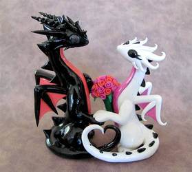 Pink and Coral Dragon Topper