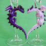 Purple Dragon Flutes Close Up