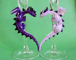 Purple Dragon Flutes Close Up