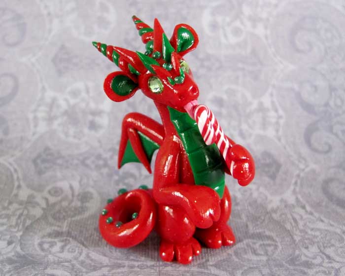 Dragon Licking Candycane