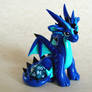 Blue Mini Dice Dragon