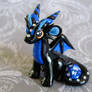 Black and Blue Mini Dice Dragon
