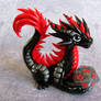 Black and Red Dice Dragon