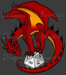 Dragon on D20