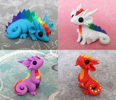 Colorful Scrap Dragons