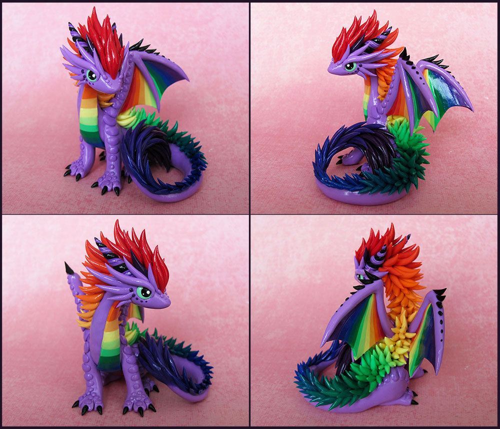 Purple Rainbow Dragon