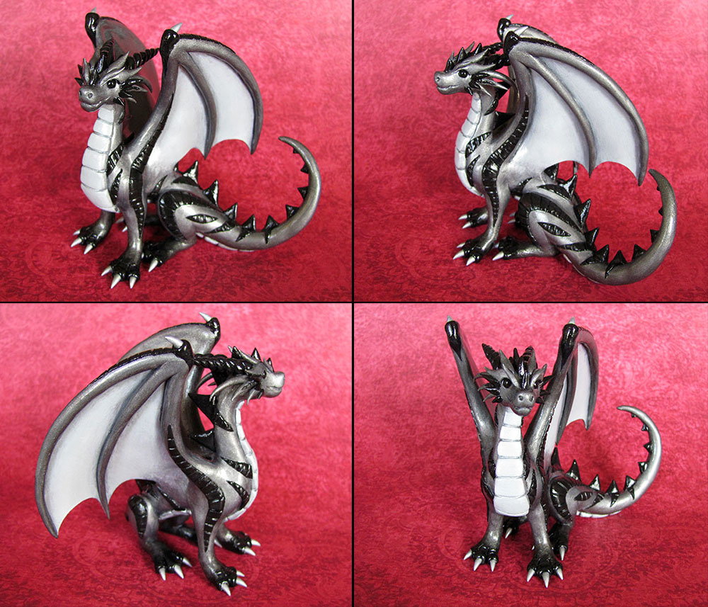 Silver Dragon by DragonsAndBeasties