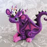 Purple dragon with mouse buddy