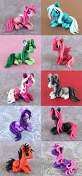 Colorful Scrap Ponies