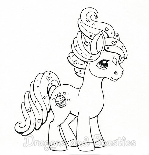 Inktober: PinkFrosting by DragonsAndBeasties