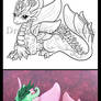 Flower Dragon Illustrated