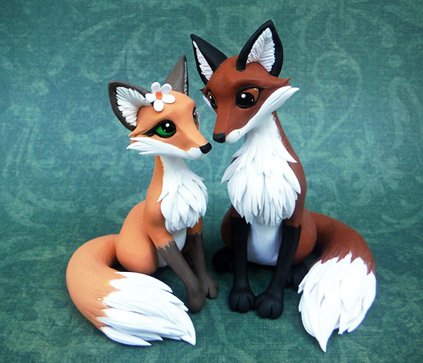 Fox Cake Topper by DragonsAndBeasties