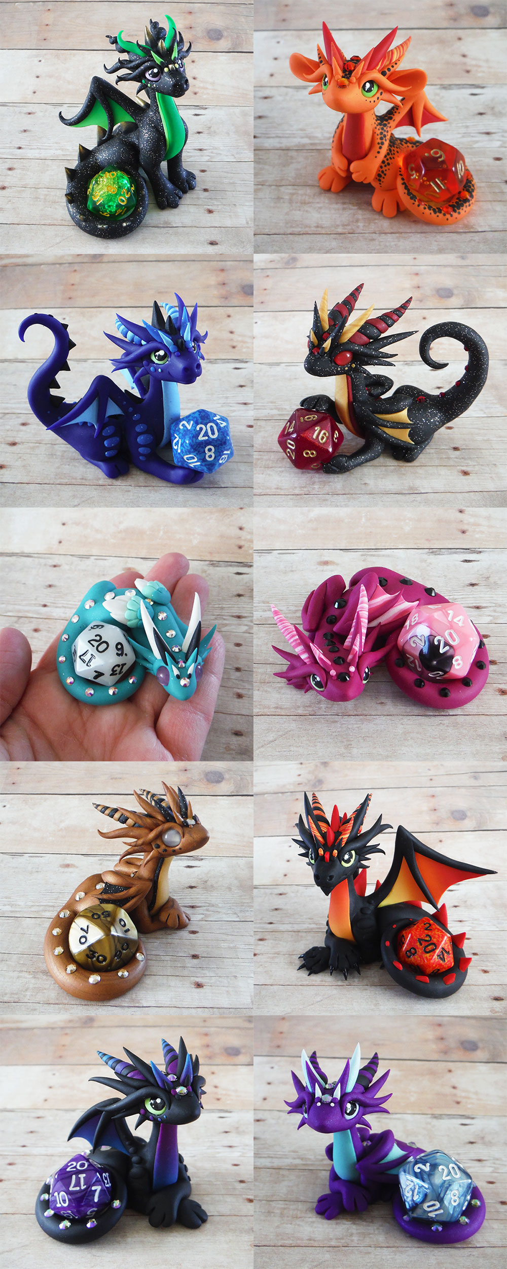 Dice Dragon Sale March 27th by DragonsAndBeasties