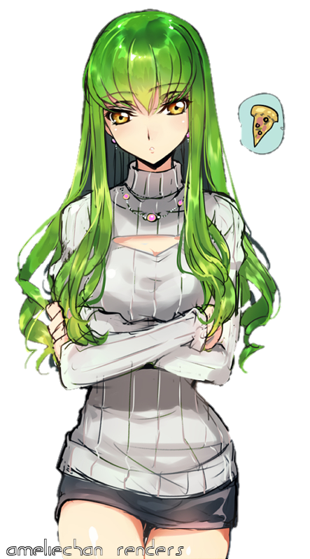 C.C Code Geass render by AmelieChan03 on DeviantArt