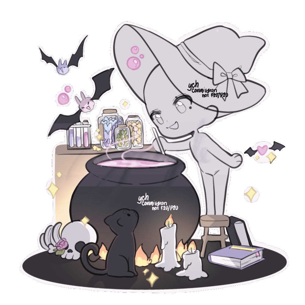 Closed| witch gif ych (auction)