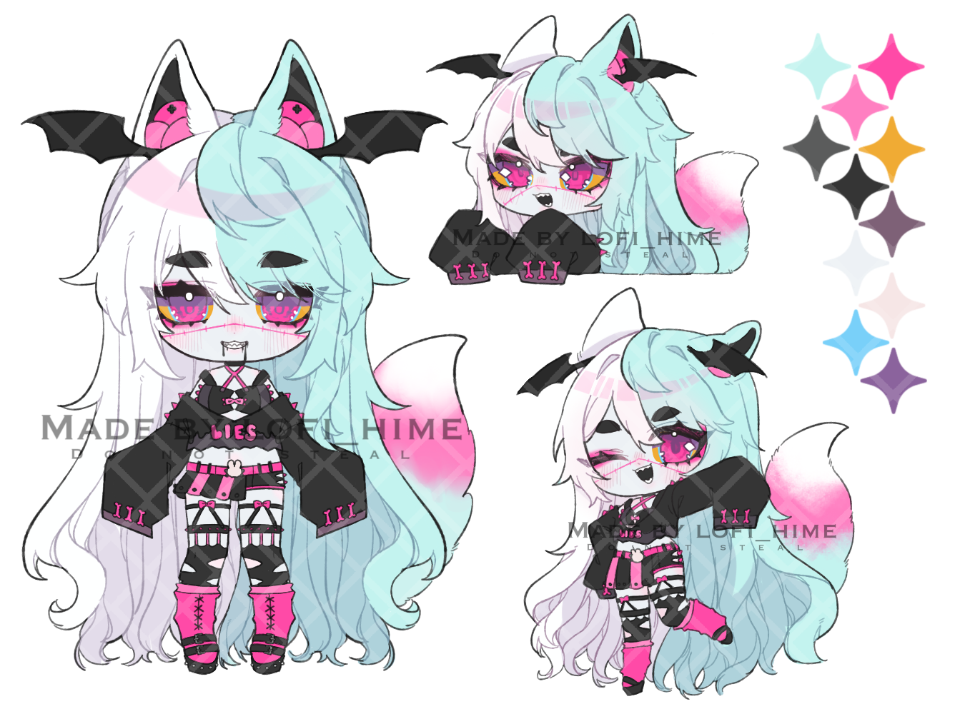 chibi reference sheet