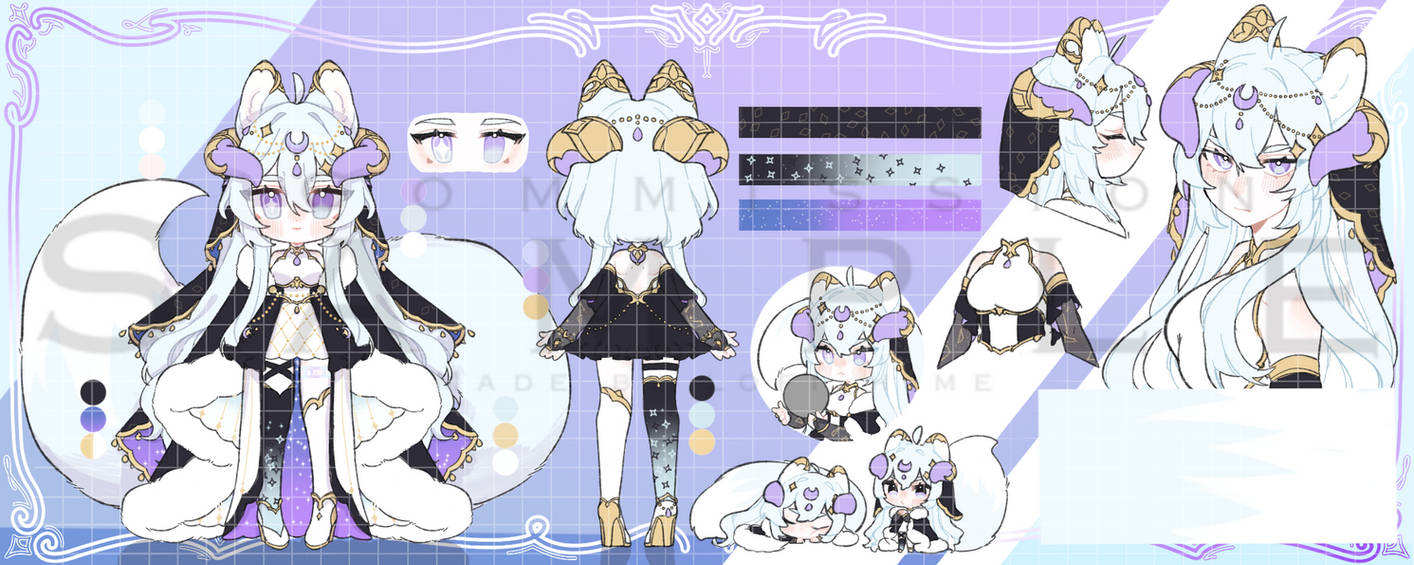 reference sheet by LofiHime on DeviantArt