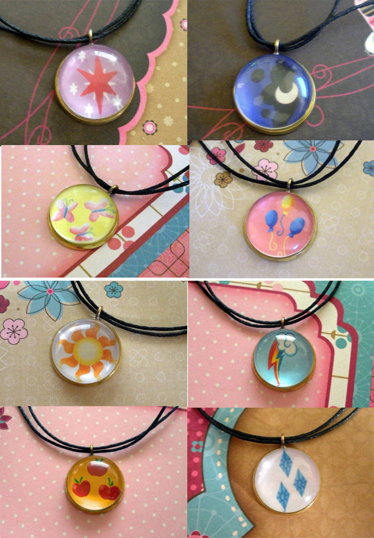 Cutie Mark Necklaces